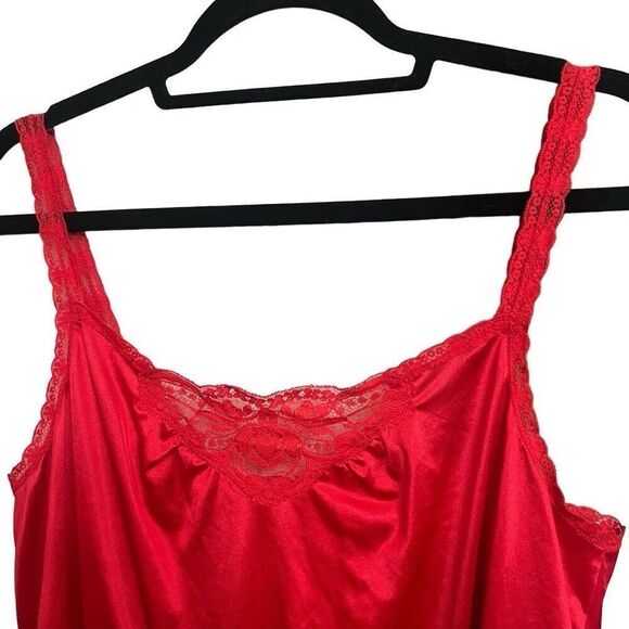 Vintage Olga Pinup Style Red Teddy - Picture 2 of 6